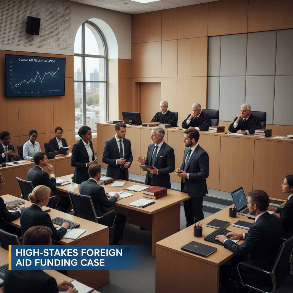 Trump’s First-Day Order on Aid Cuts Still Facing Court Battles