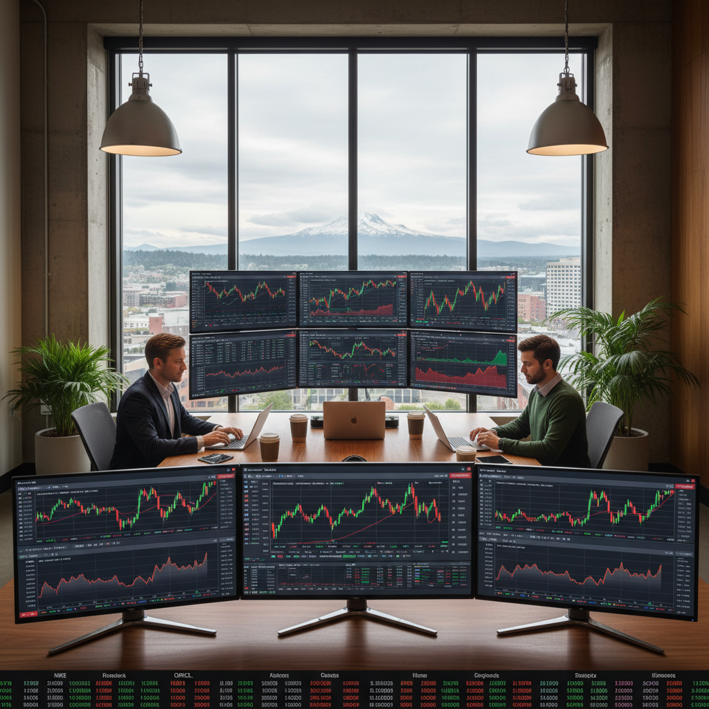 Oregon Investors Monitor Dow Jones Futures Rise Amid Tariff Adjustments