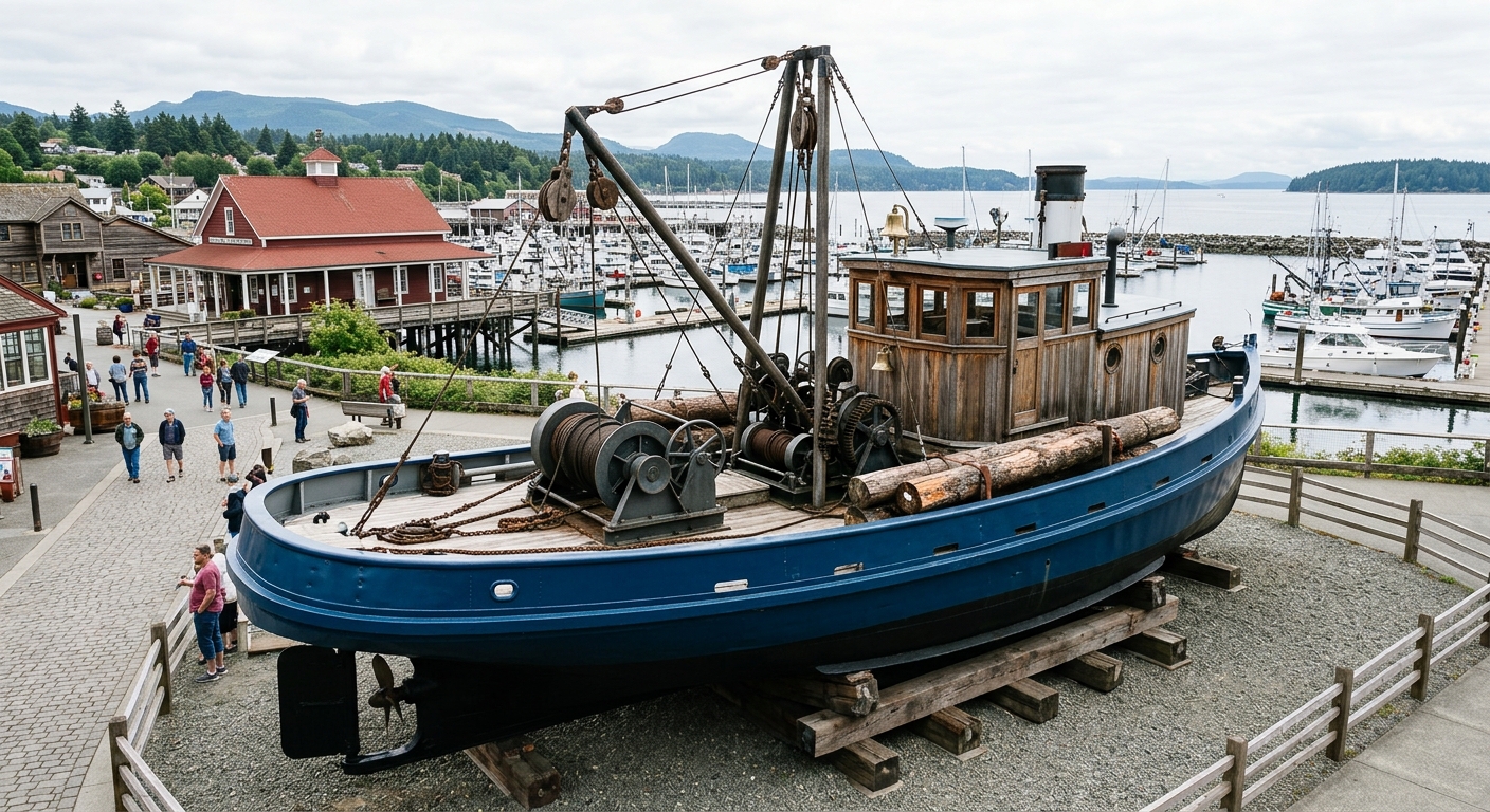 Restored Beachcombers Boat Persephone Unveiled in Gibsons, B.C.