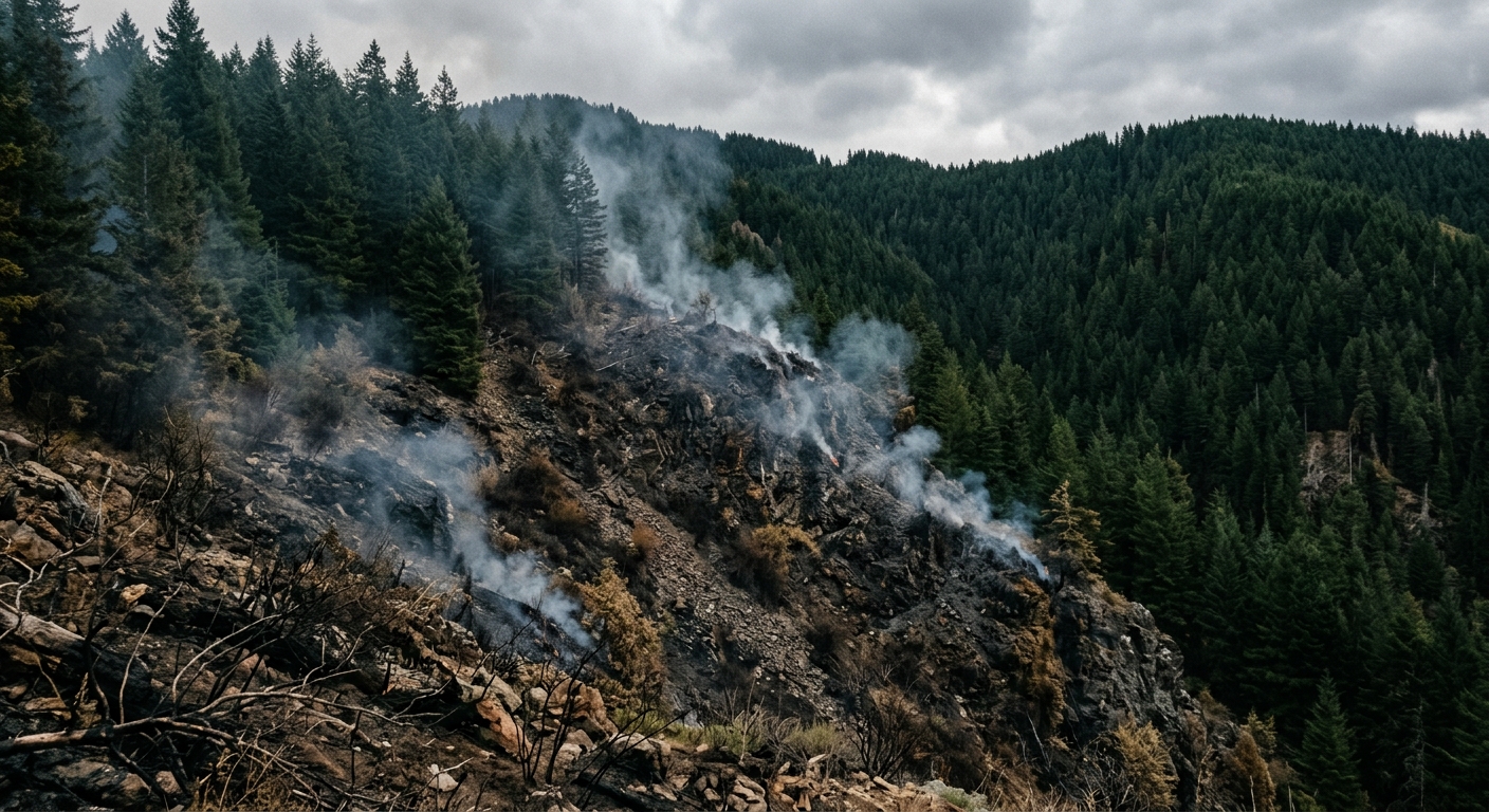 Maple Ridge Fire Contained Overnight as Crews Maintain Vigilance in Rock Ridge