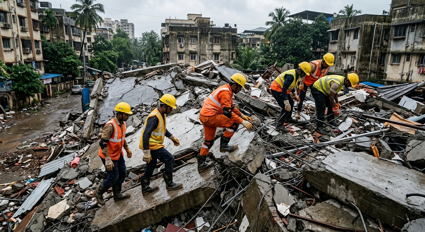 Rescue Efforts Intensify After Building Collapse in Angeles City, Philippines