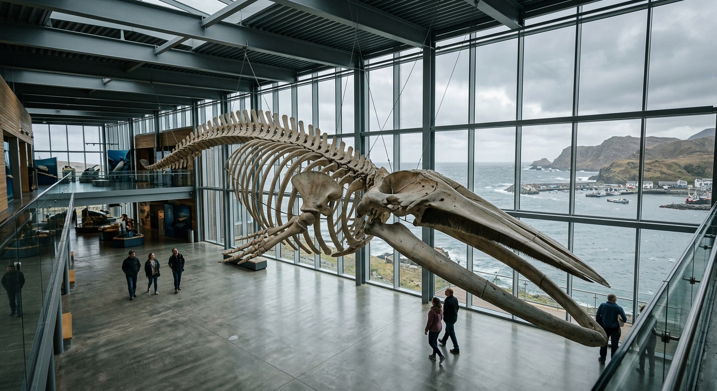 Giant Blue Whale Skeleton Unveiled at Newport’s Hatfield Marine Science Center