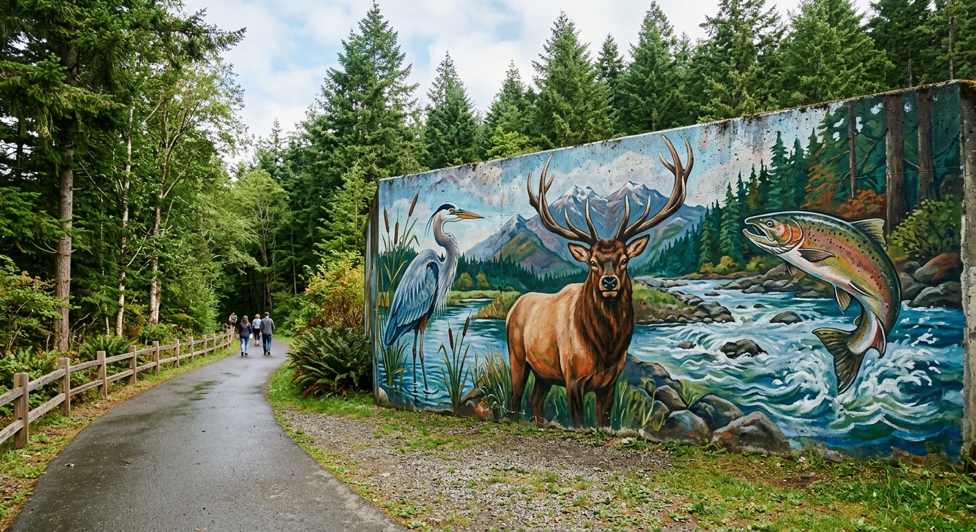 New Lincoln City Mural Highlights Oregon Coast Wildlife and Community