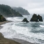 Oregon’s Coastal Charm: Tidal Curves Create Breathtaking Beach Views