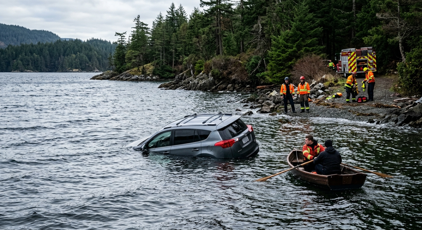 Deputy Rescues Elderly Man from Submerged Vehicle in Alsea Bay
